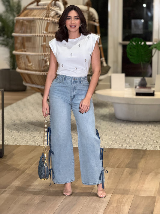 The Moon Bow Denim Jeans