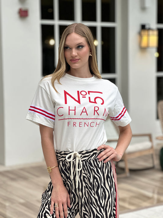 Charm French Red T-shirt