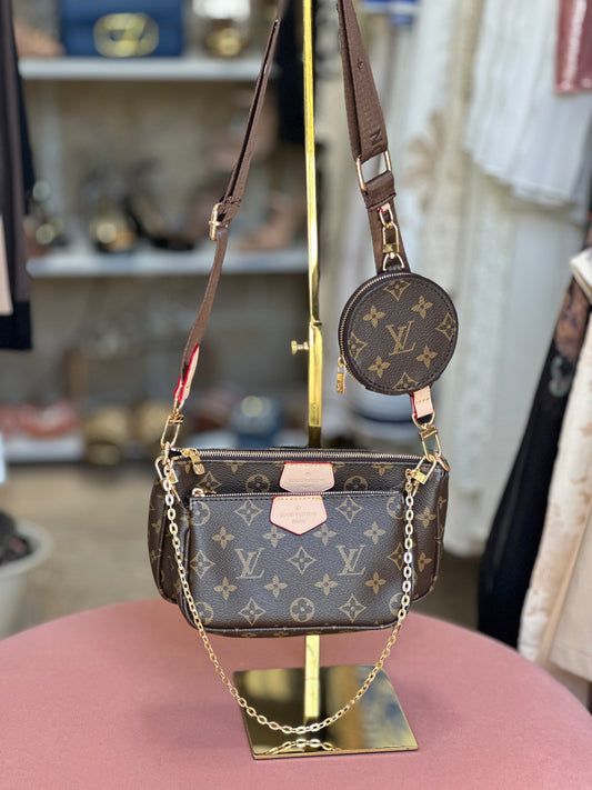 Louis Brown Strap Bag