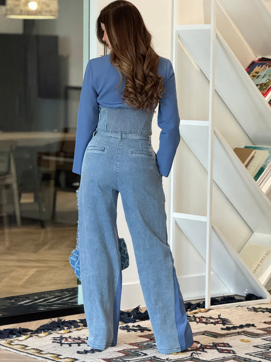 Angelica Blue/Denim Set