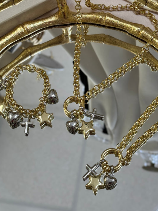 Cross Star Heart Set