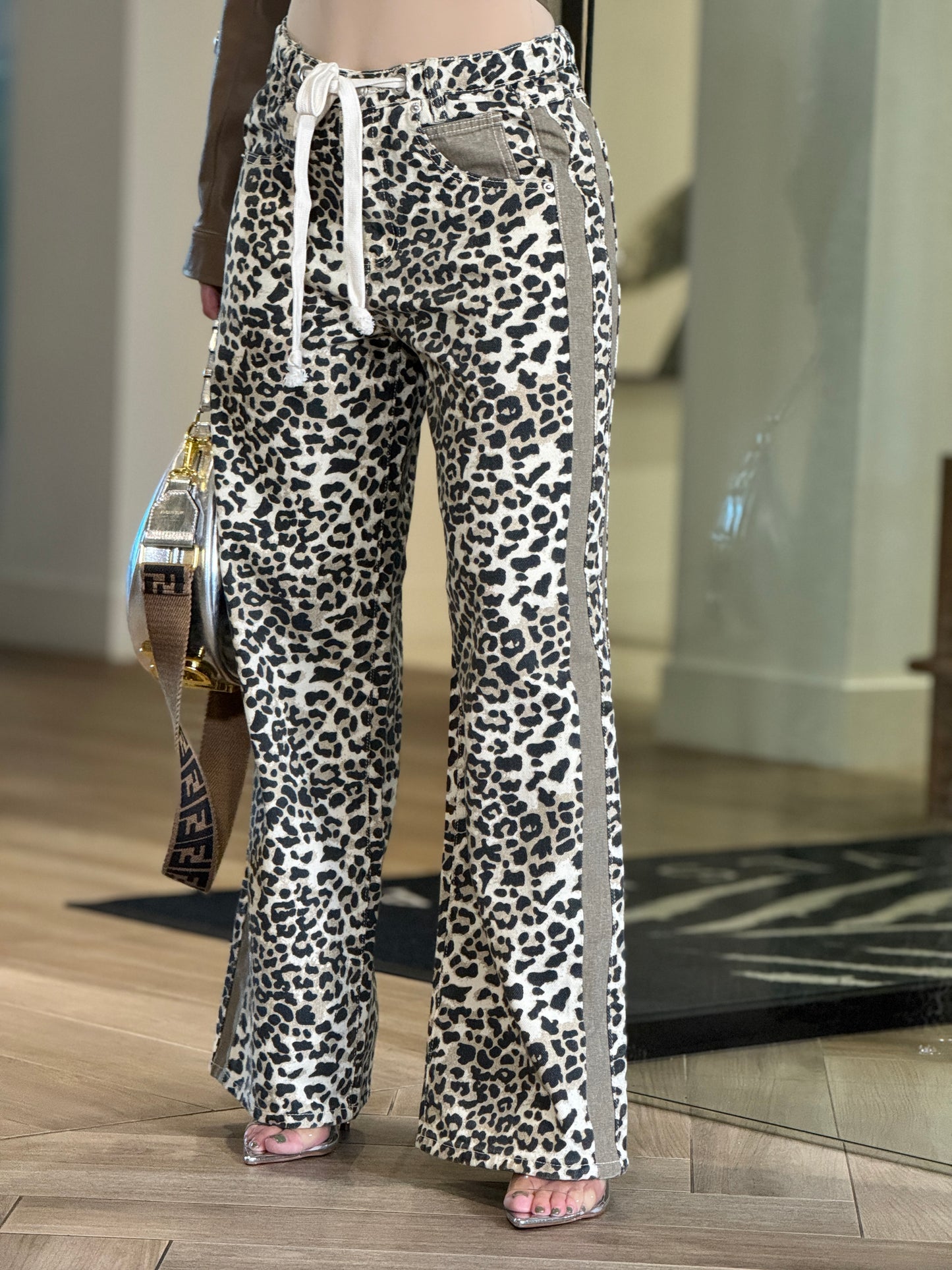 Amber Leopard Jeans