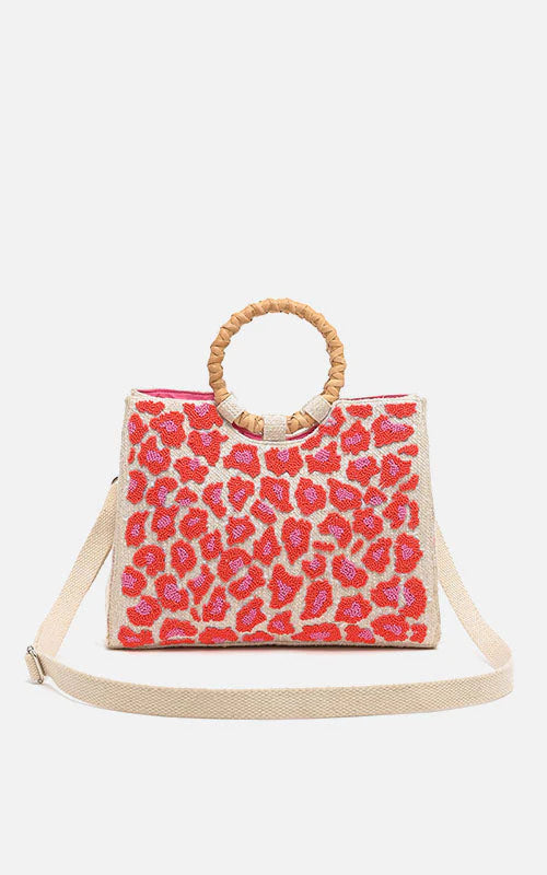 Latina Pink Leopard Yute Bag