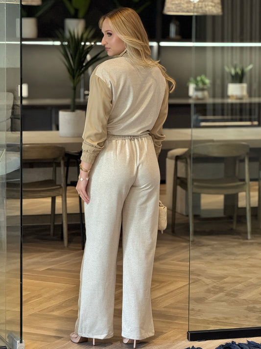 July Beige/White Lace Sport Set