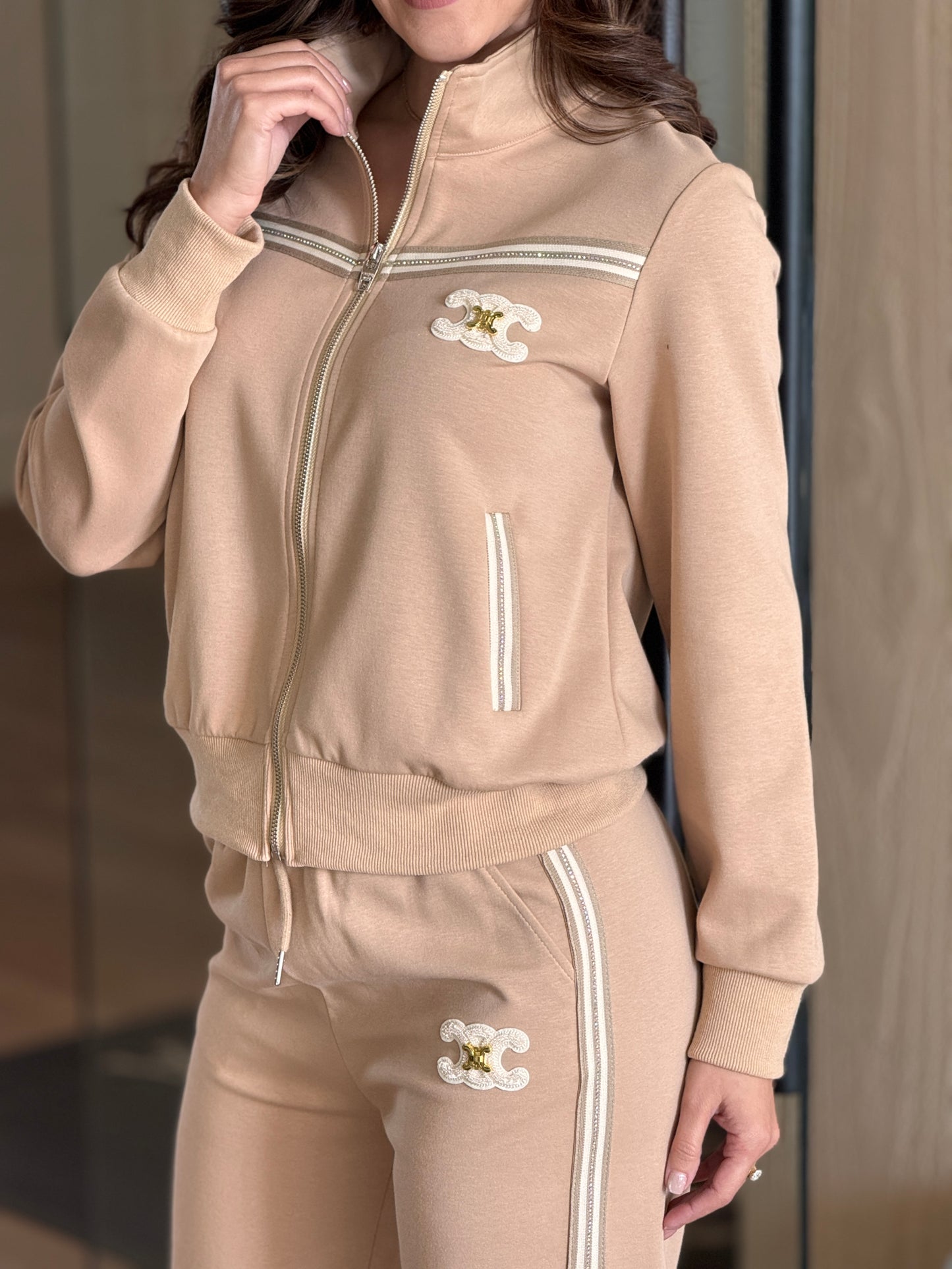 Celi Beige Sparkly Sport