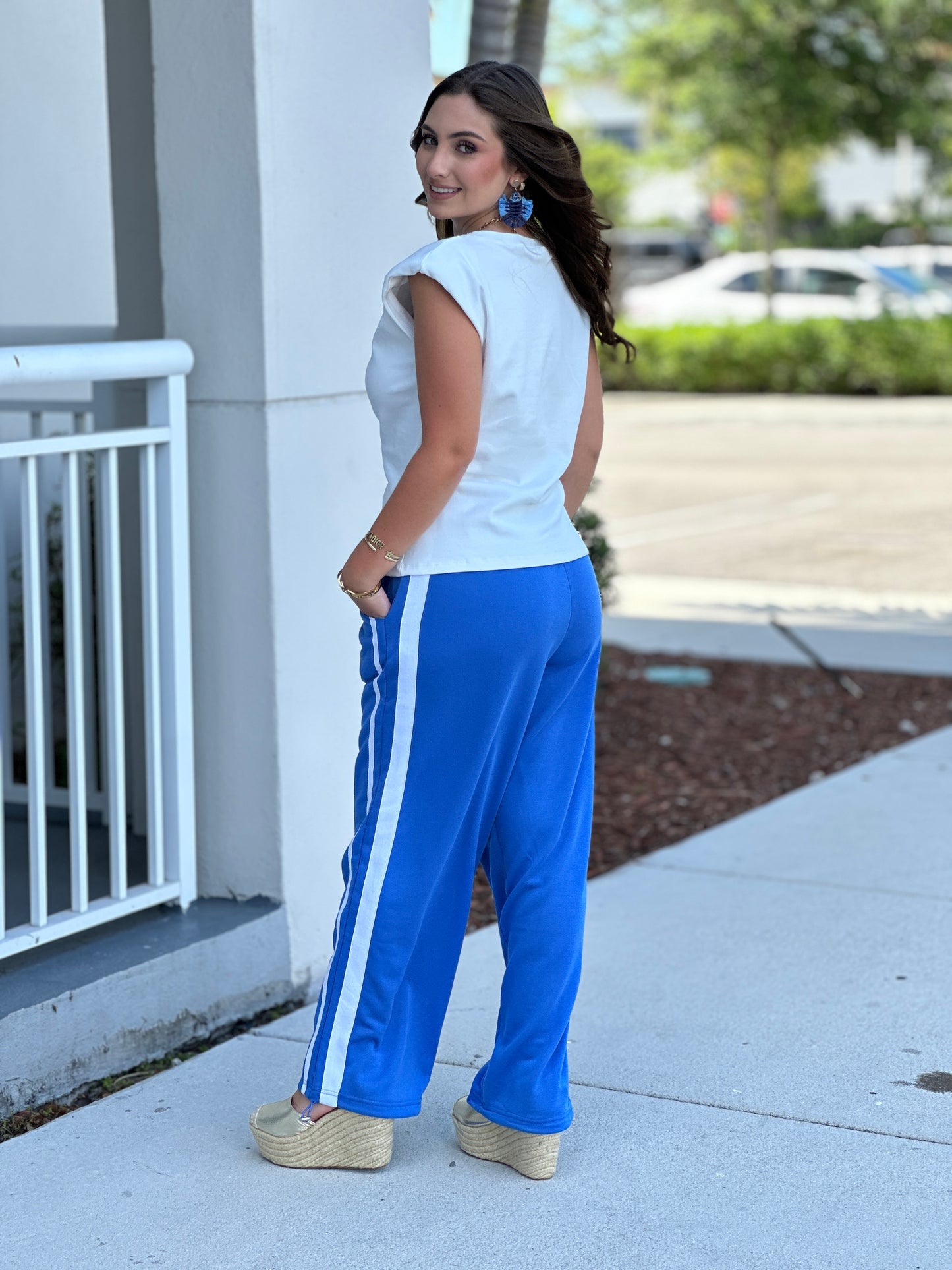 Love Blue Comfy Pants