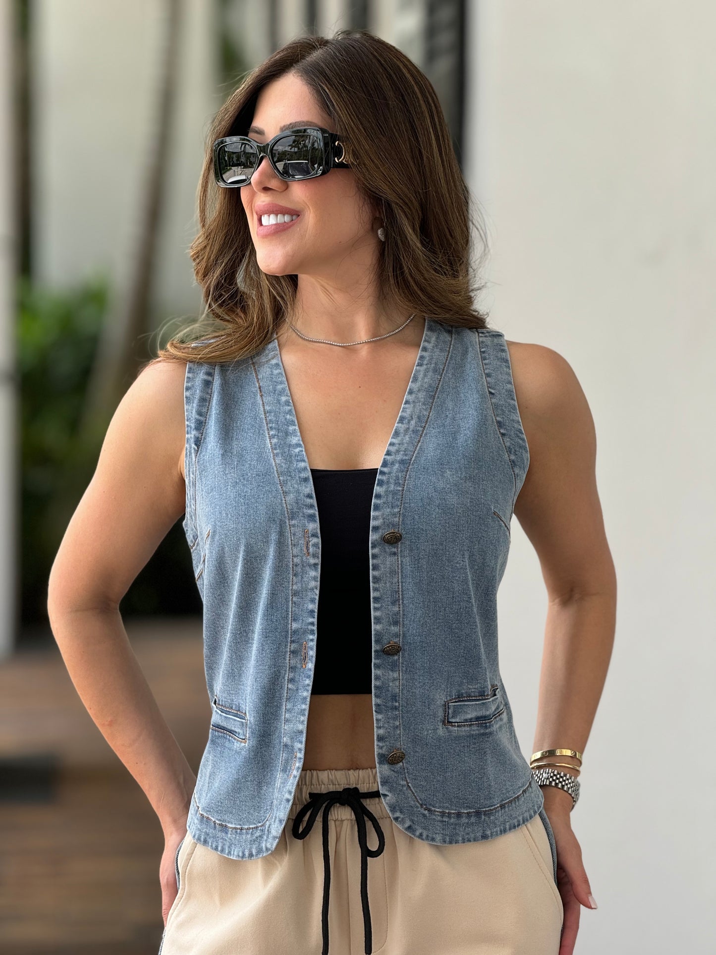 Angelica Denim Vest