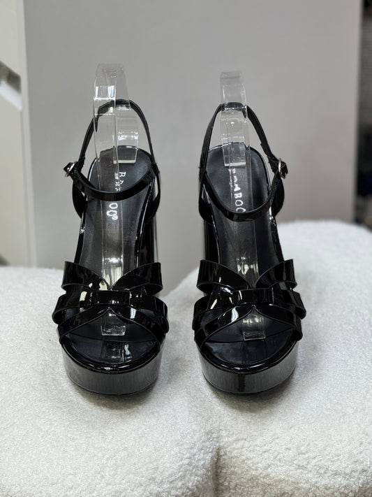 Monika 31 Black Patent Sandals
