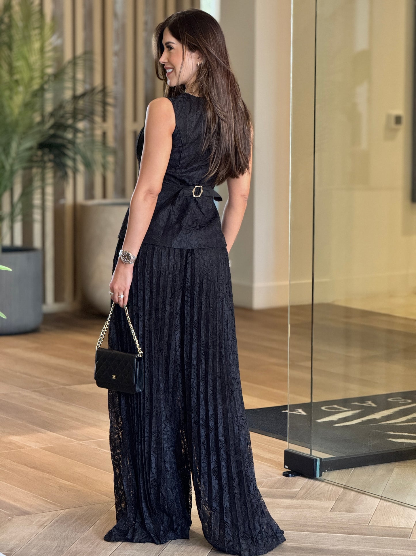 Always Chic Black Lace Set