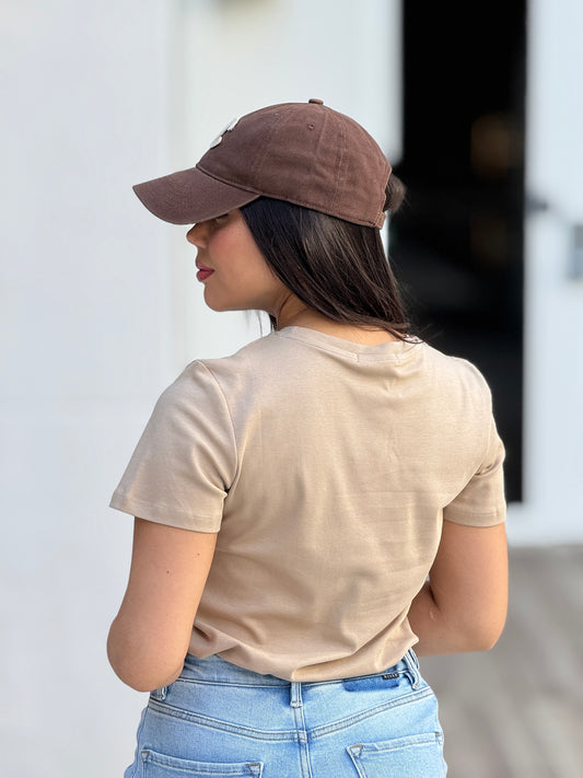 Lore Beige T-Shirt