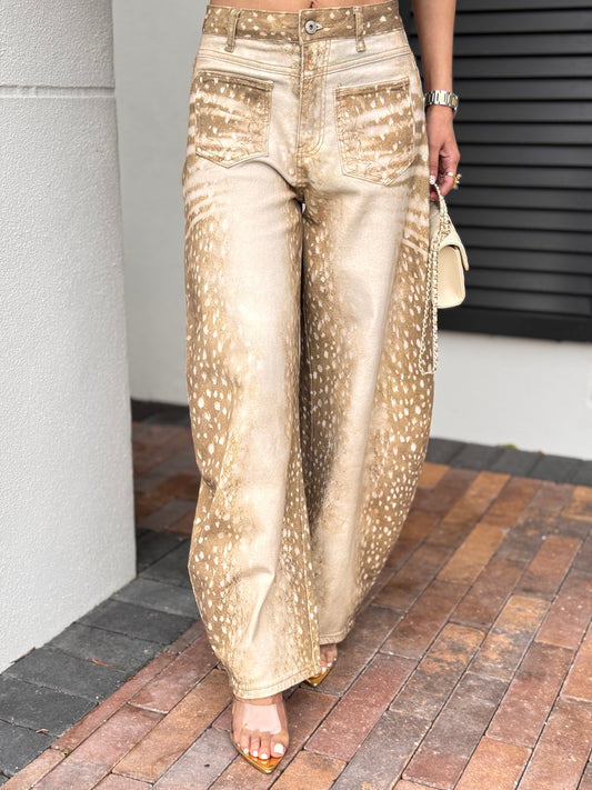 Tennie Bambi Print Jeans