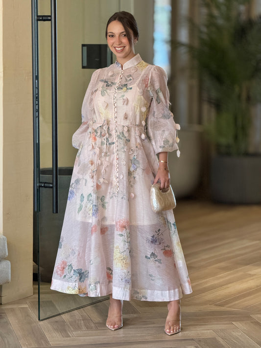 Gardenia Pink Petals Dress