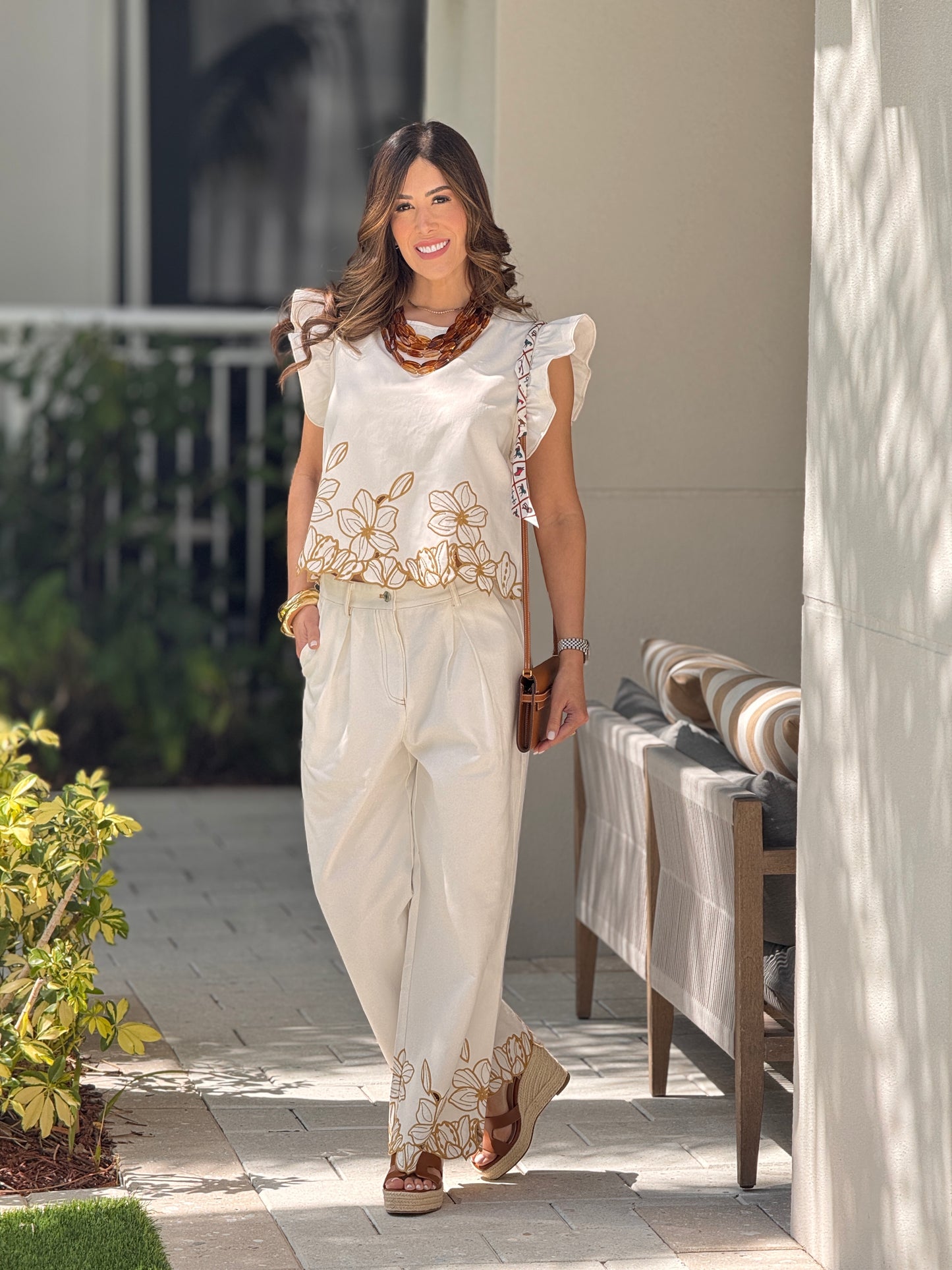Strut White/Beige Stitch Set