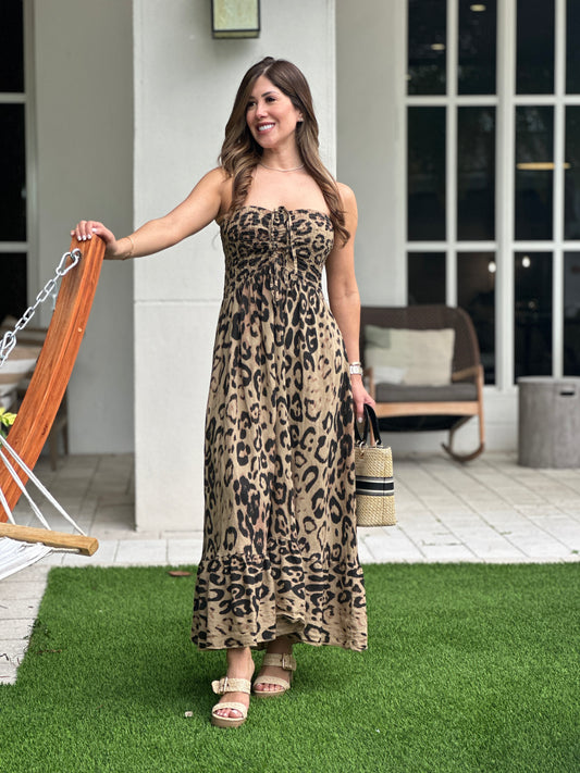 Leopard Italian Dress