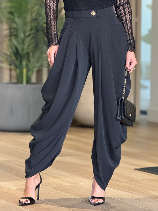 Jasmine Black Bombache Pants