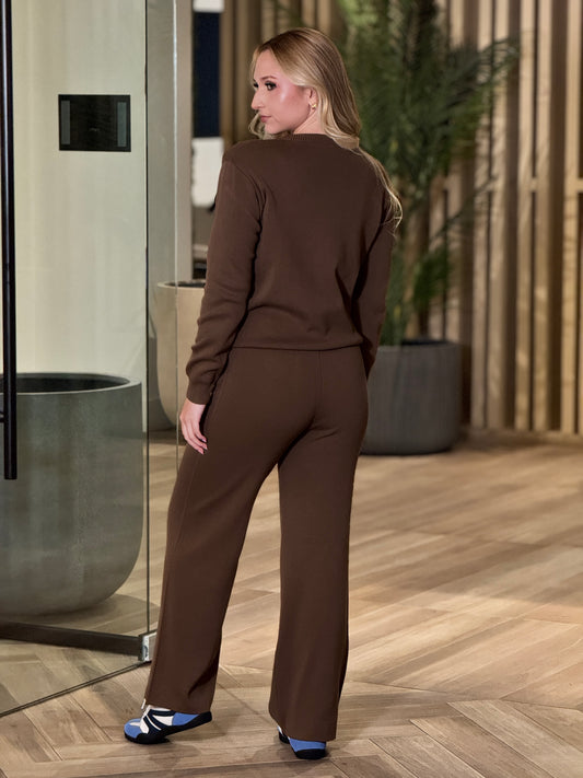 Mouse Brown Knitted Sport Set