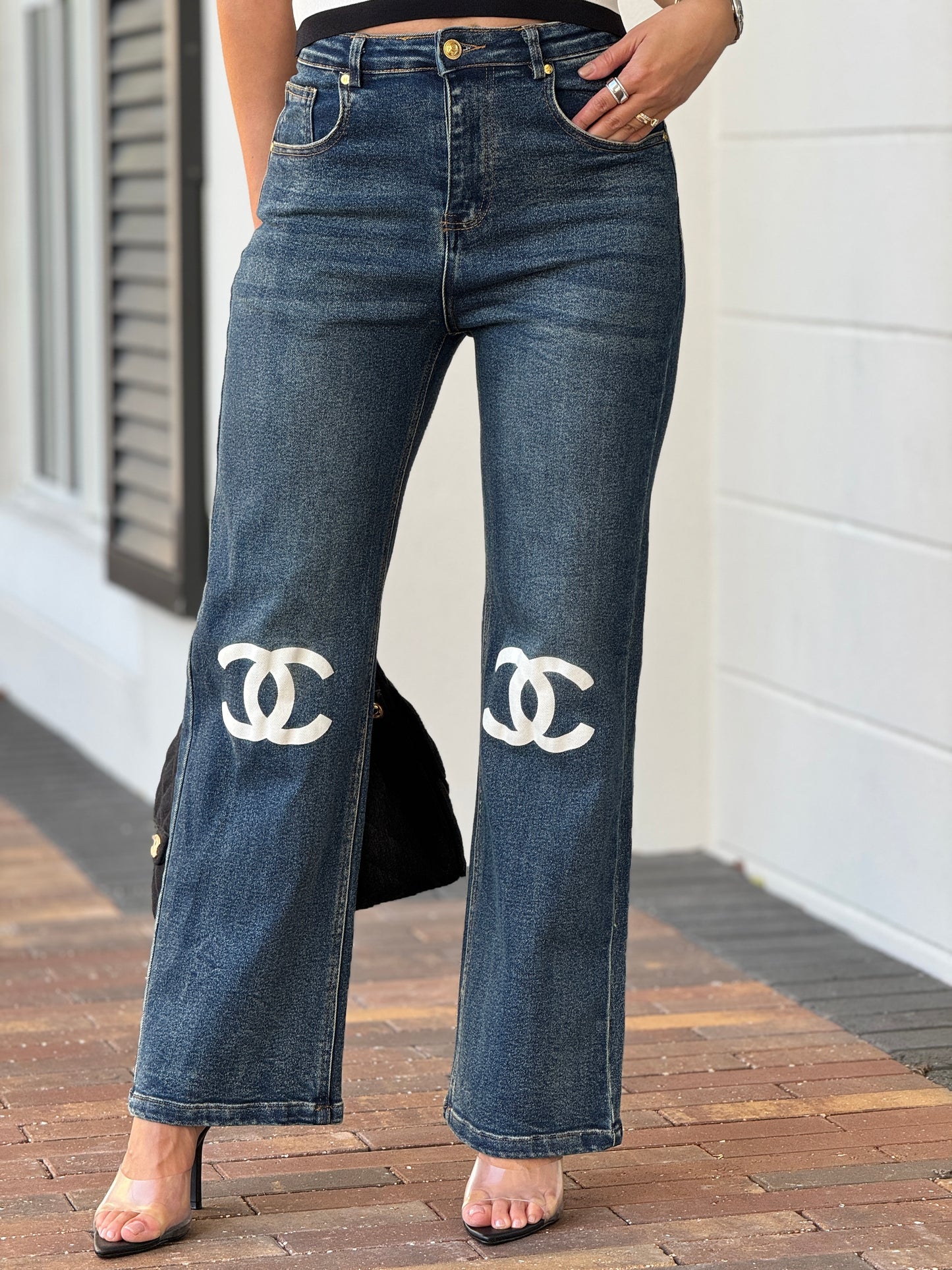 Cece Dark Denim Jeans