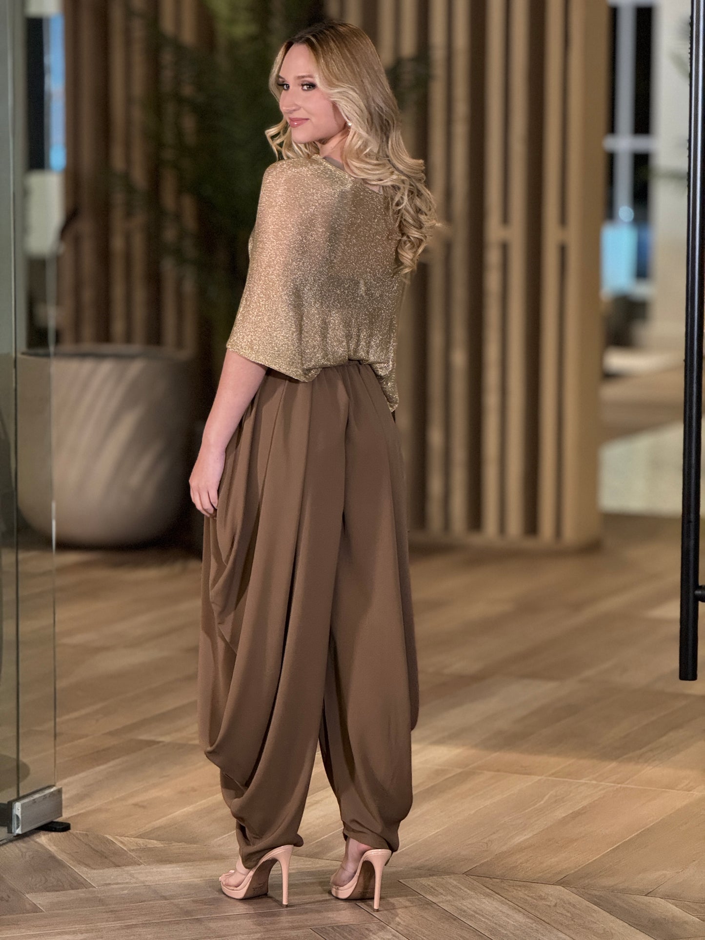 Treasure Gold Mesh Top