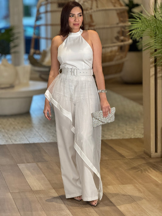 Kimberly White Organza Set Gala