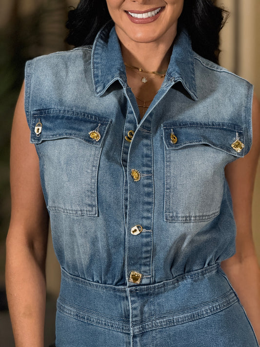 Norkys Denim Jumpsuit