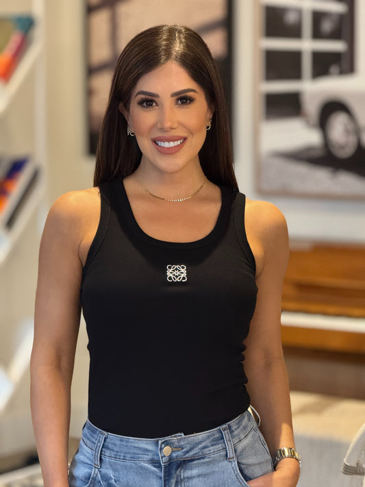 Lore Black Basic Top