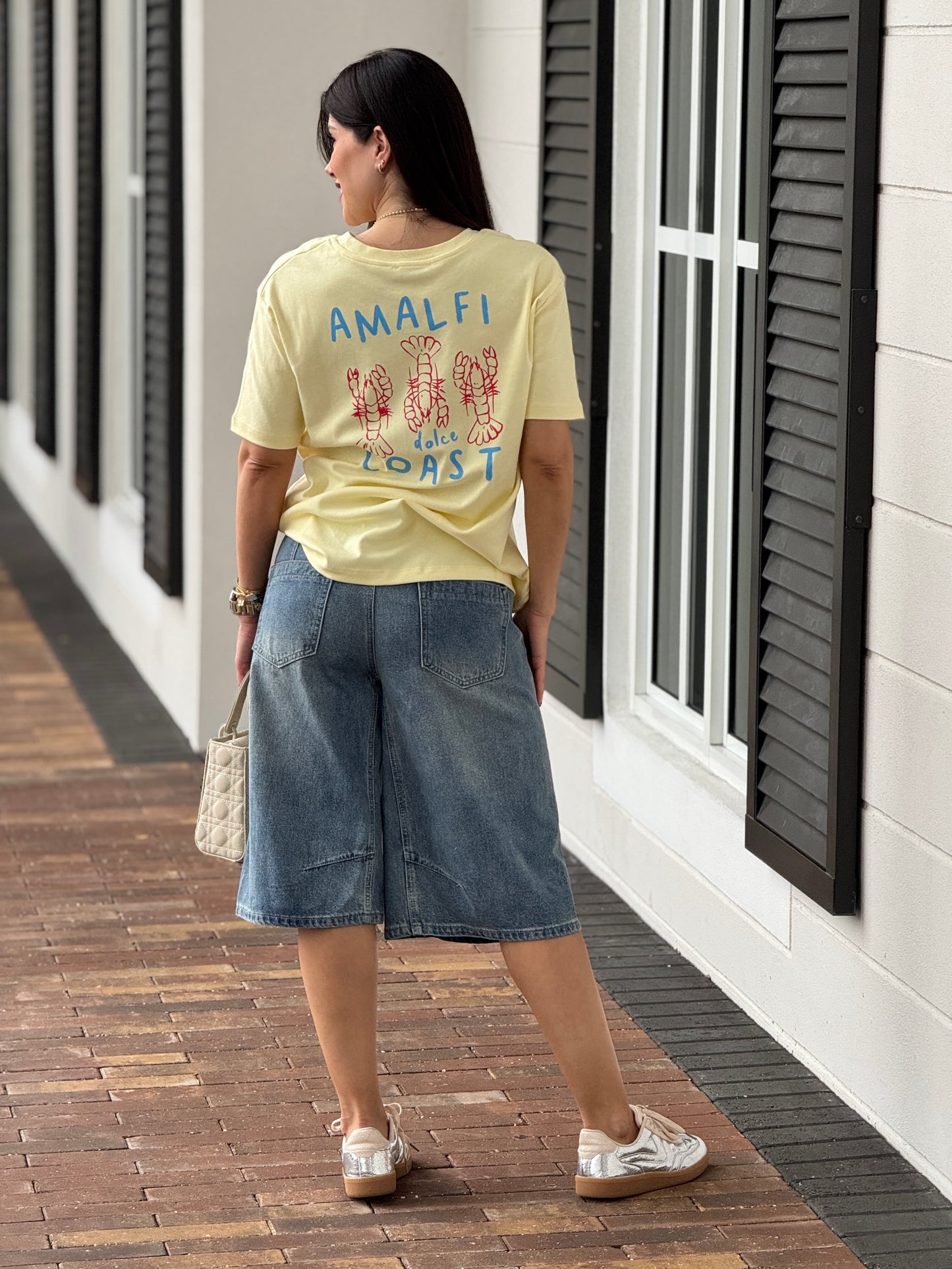 Amber Denim Bermuda Shorts