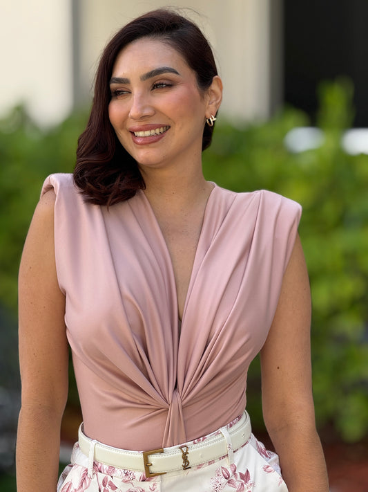 Roma Pink Bodysuit