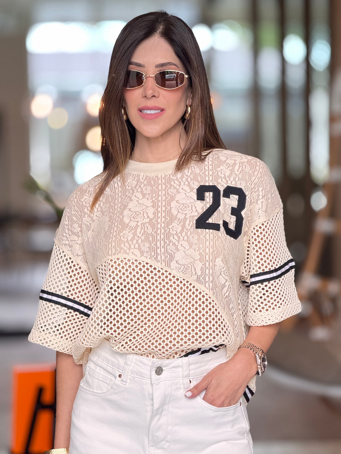 Amber 21 Beige Knit Top