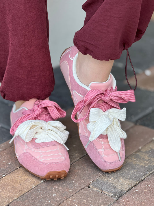 Lacey Pink Bows Sneakers