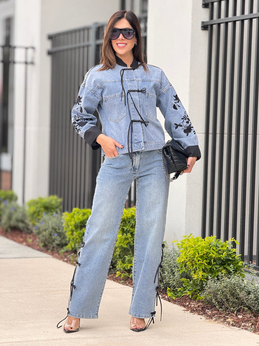 Gaia Denim Black China Set