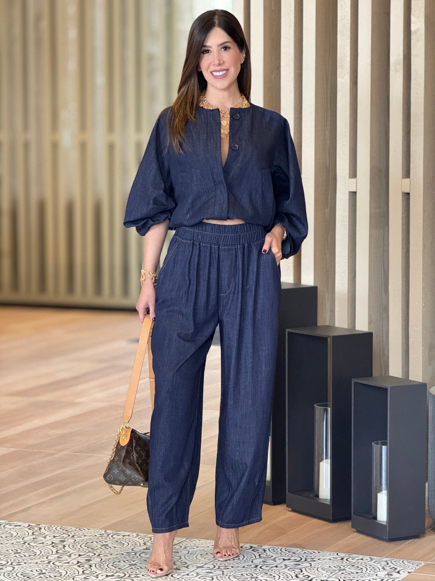 Musty Indigo Denim Jacket Set
