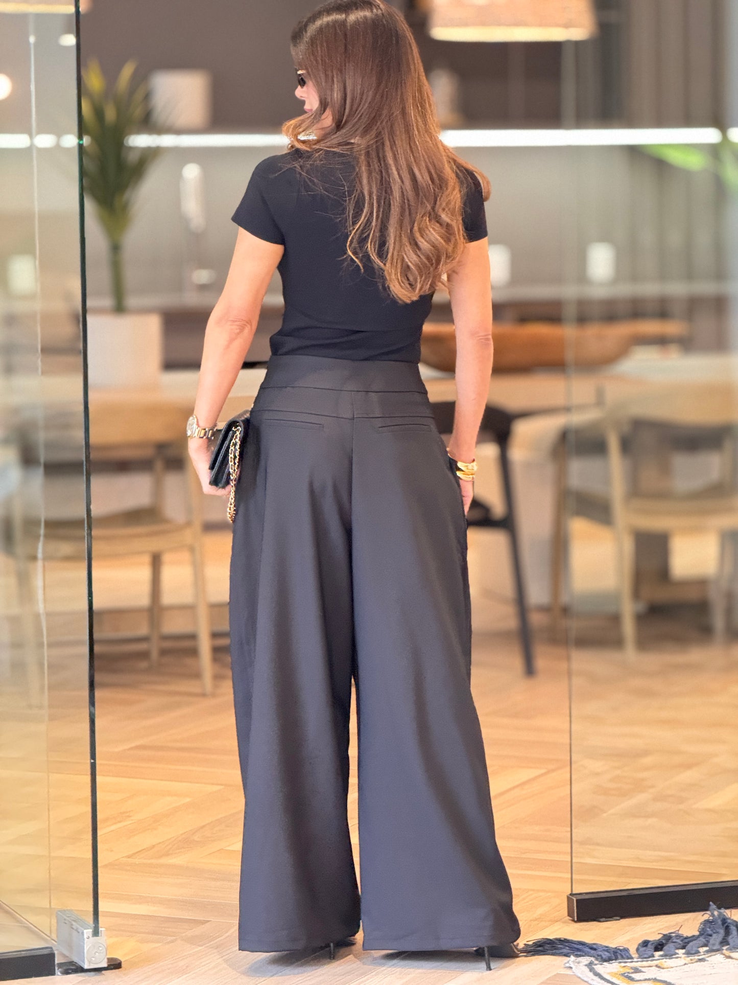 Urania Napo Black Cords Knit Top