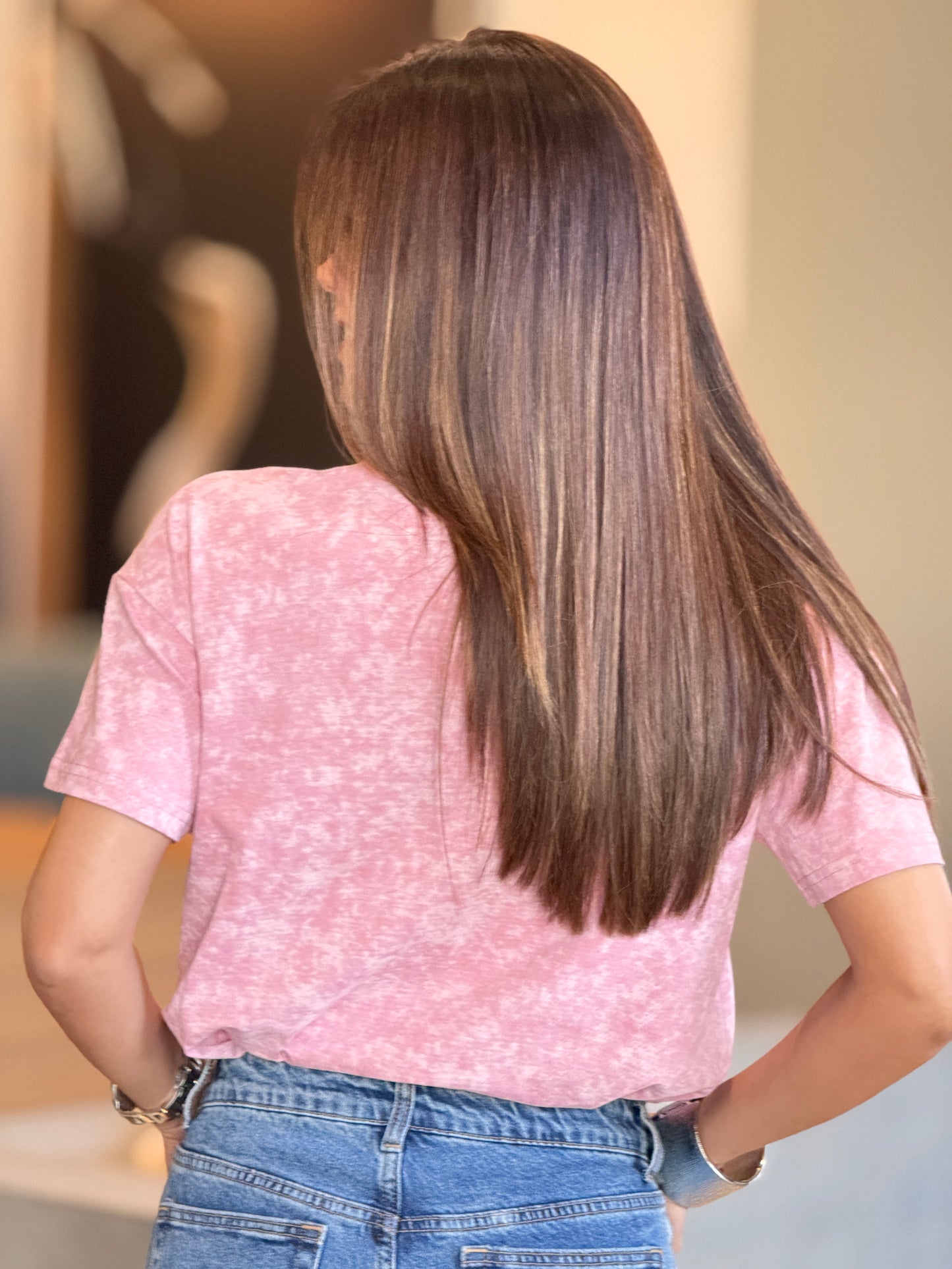 Cowbear Fuzzy Pink T-Shirt