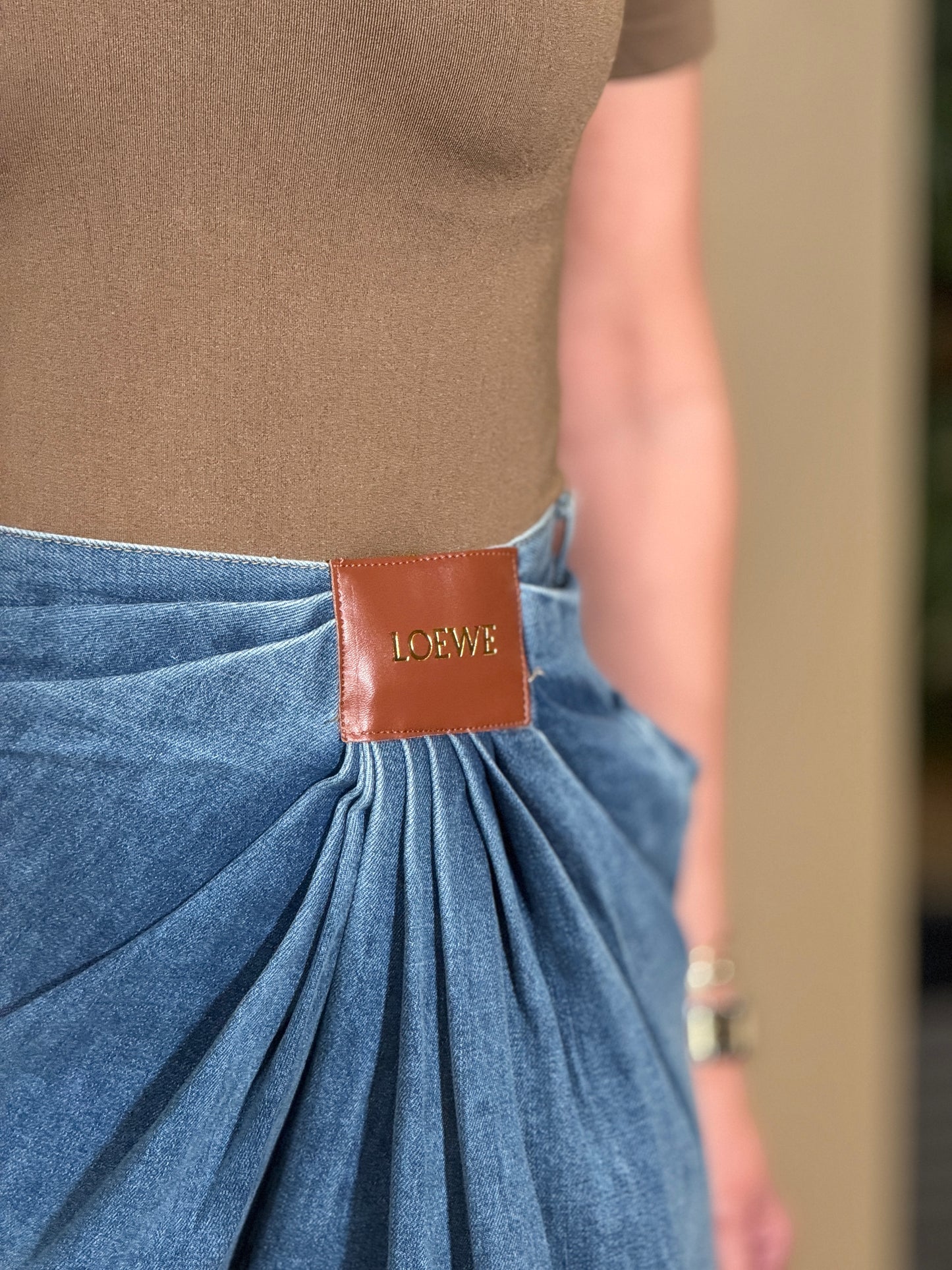 Turkish Denim Pleated Jeans