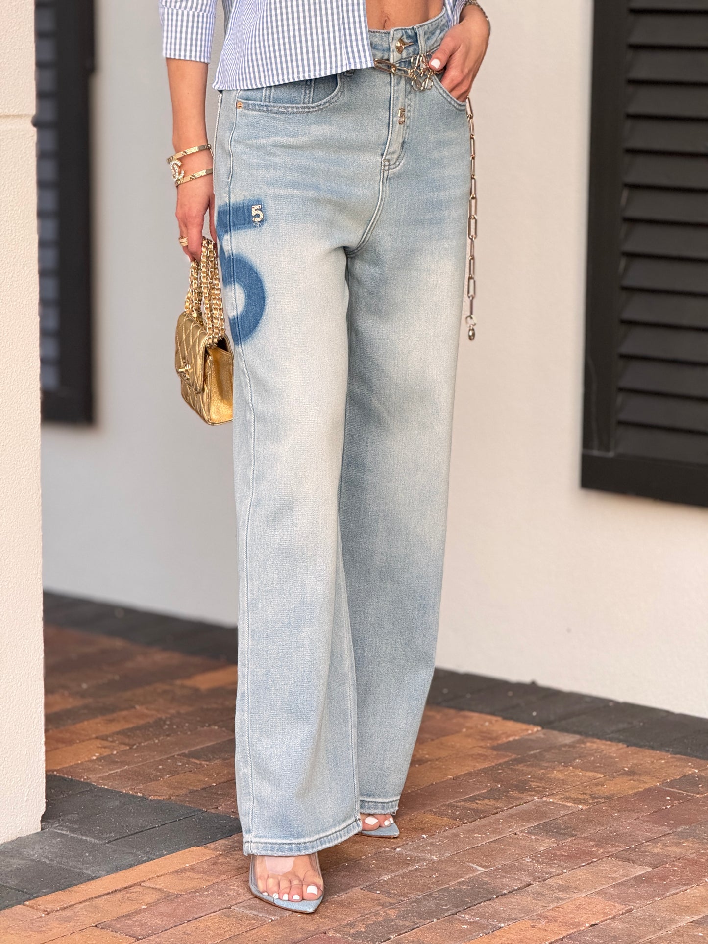 Number Five Double Tone Jeans