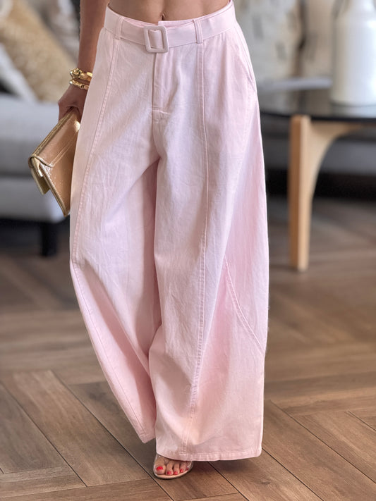 Lindsay Pink Trouser Pants
