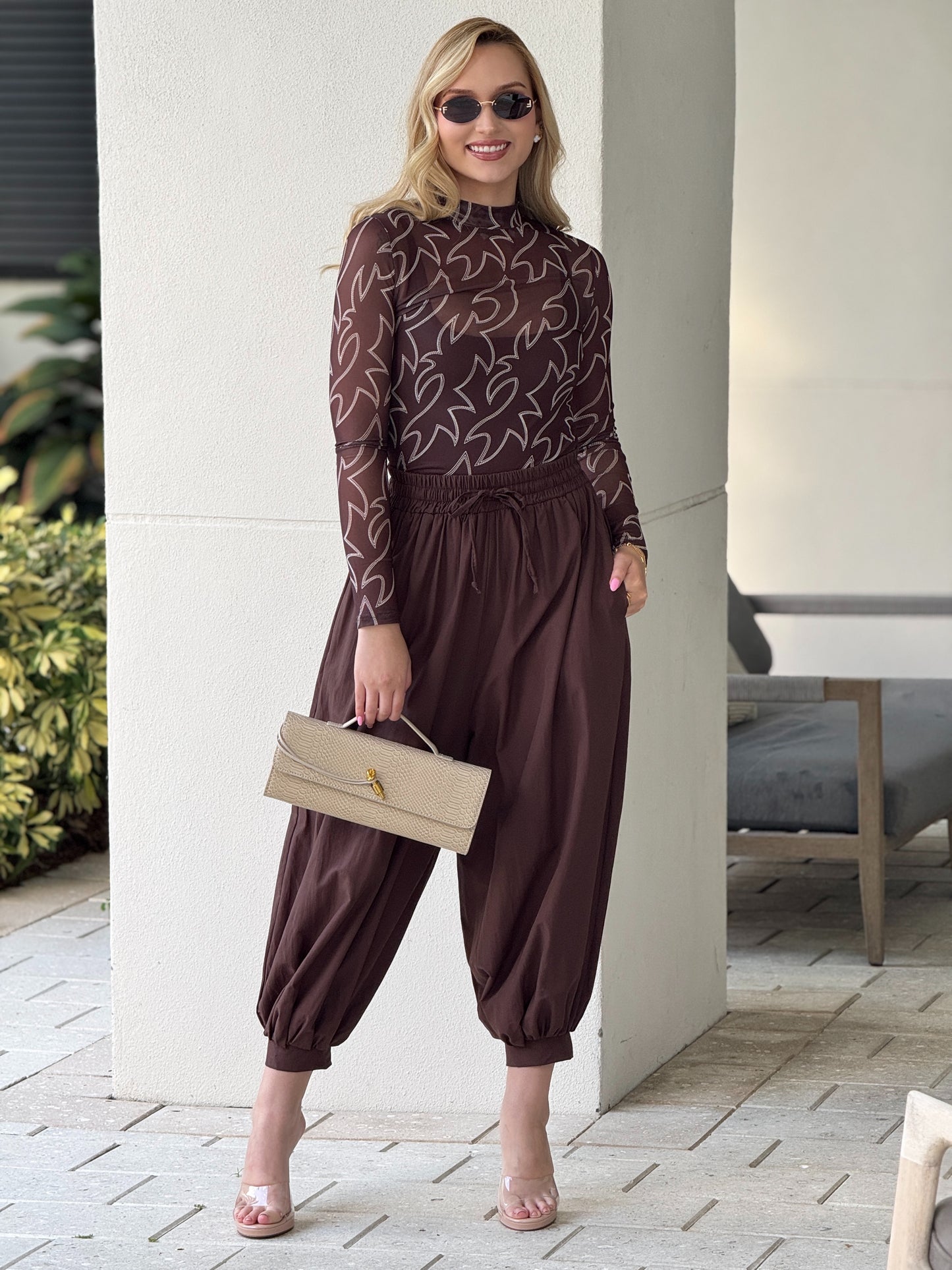 Nelly Brown Aladdin Pants