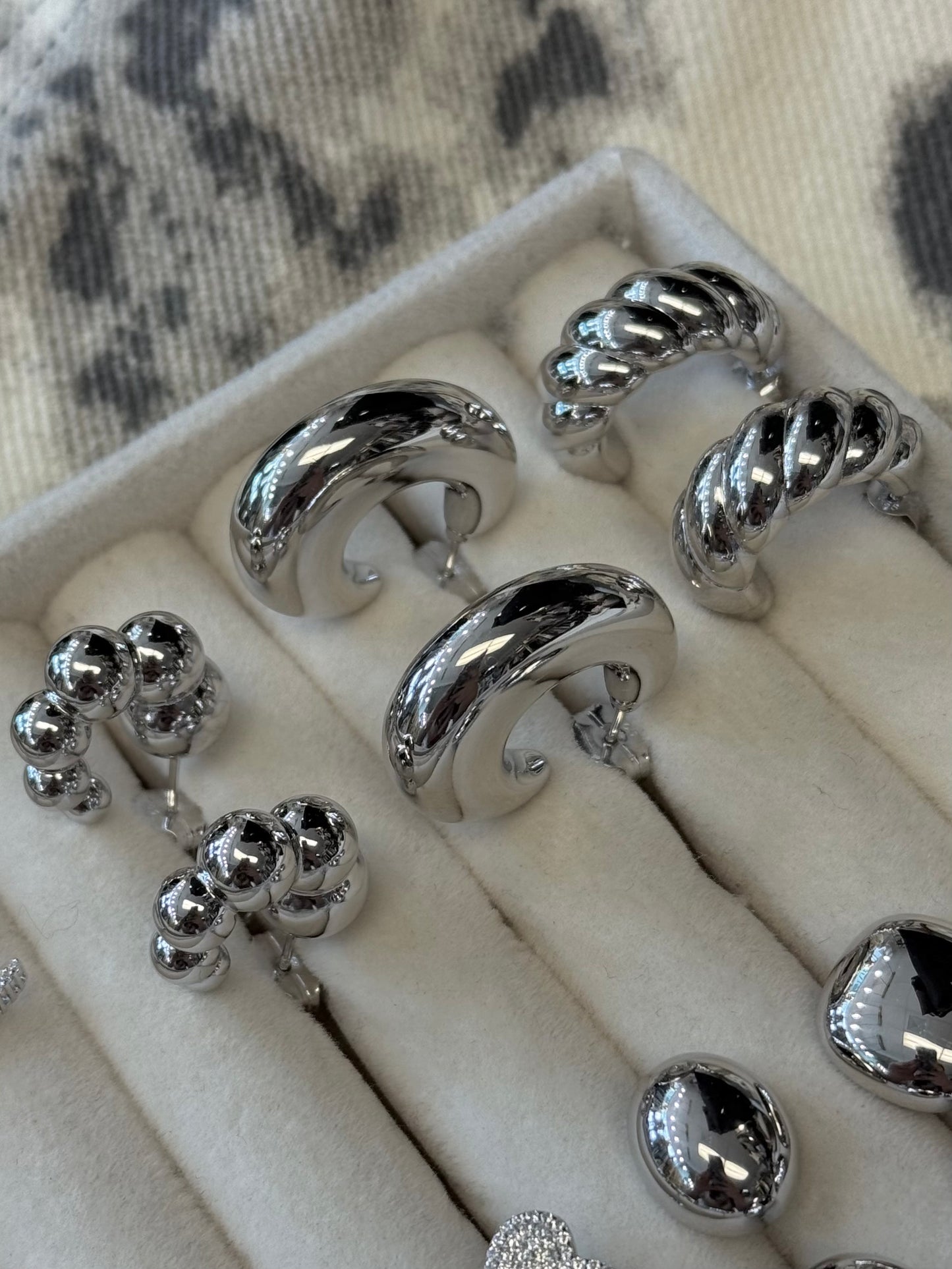 925 Silver Hoops Earrings