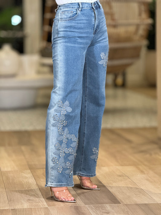 The Spring Floral Jeans