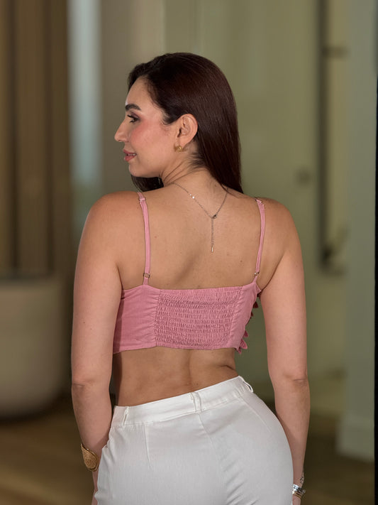 Orquídea Pink 3D Top