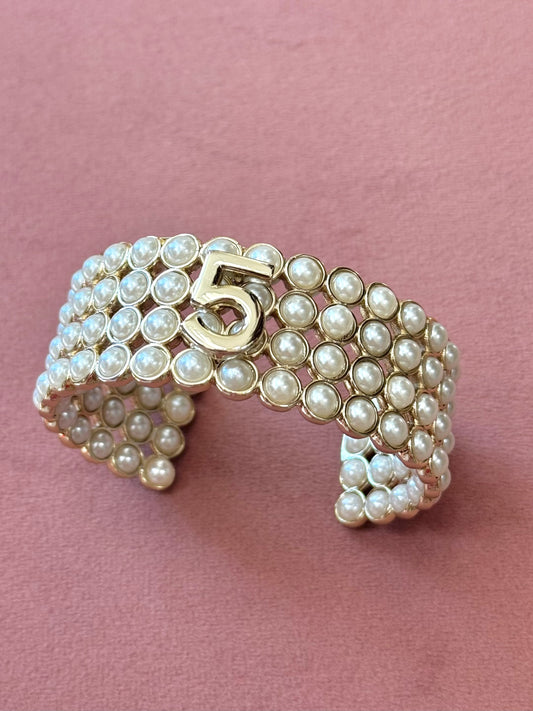 The Number 5 Pearls Bracelet