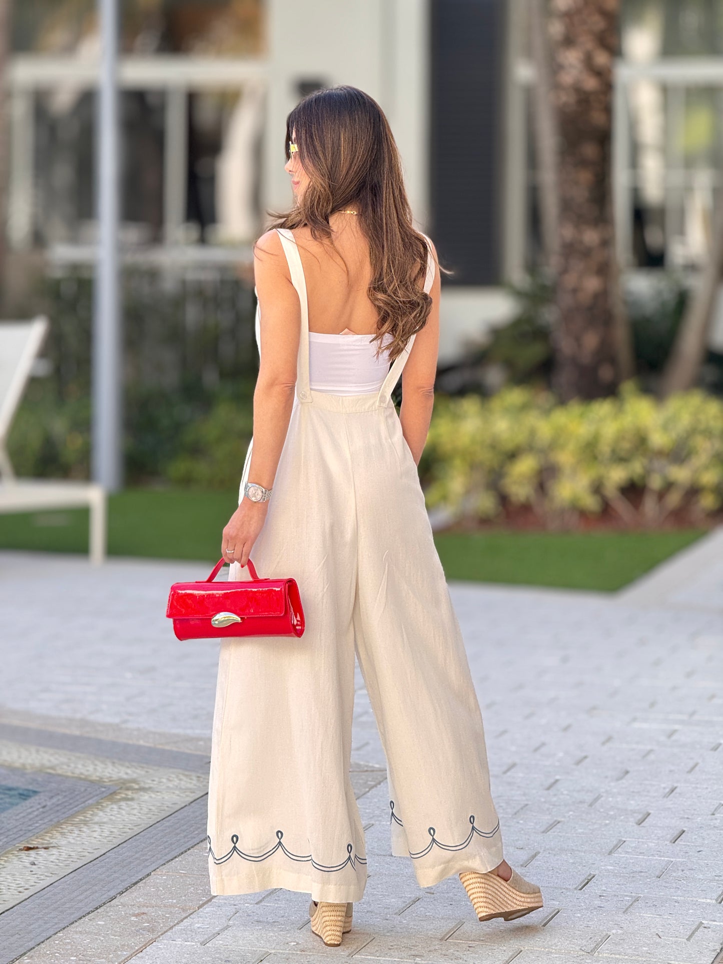 Boat White/Blue/Red Jumpsuit