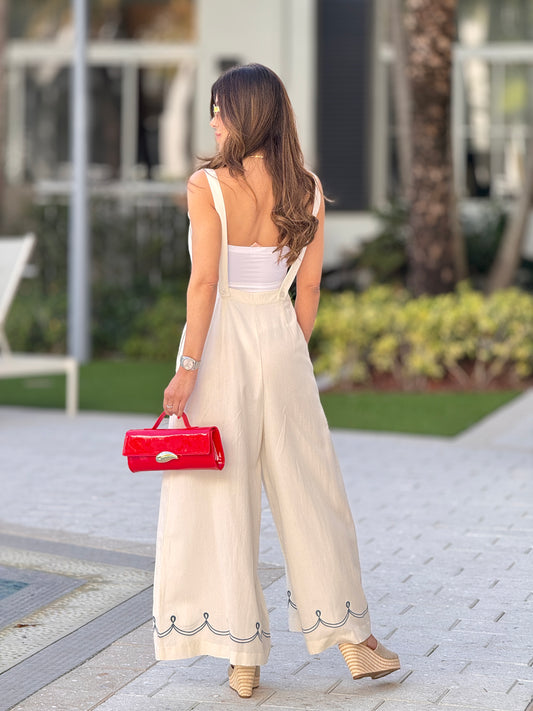 Boat White/Blue/Red Jumpsuit