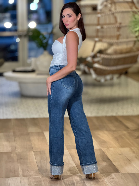 Lizzie White Square Neck Top