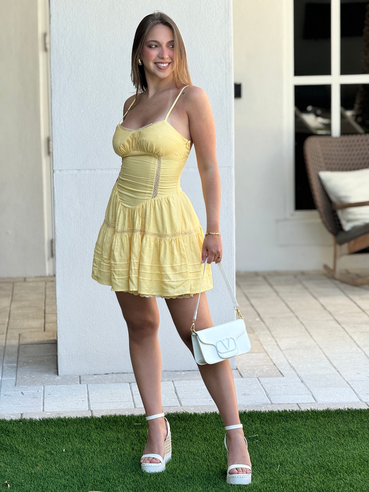 Lemon Yellow Dress