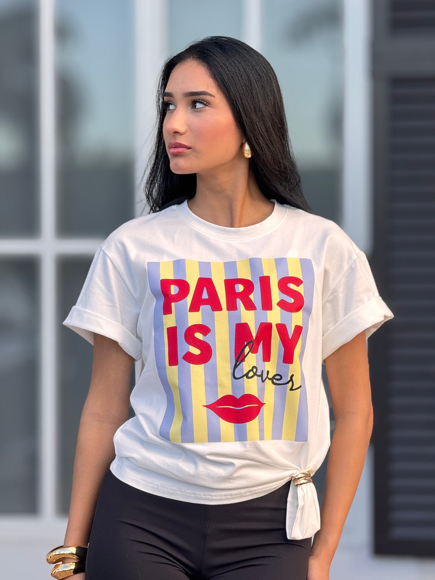 Paris is my lover Lines T-Shirt