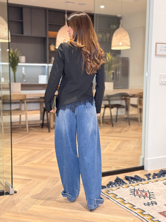 Vibrant Mid Stone Straight Jeans
