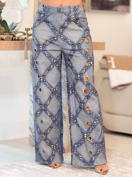 35 Gyna Rings Crossed Jeans