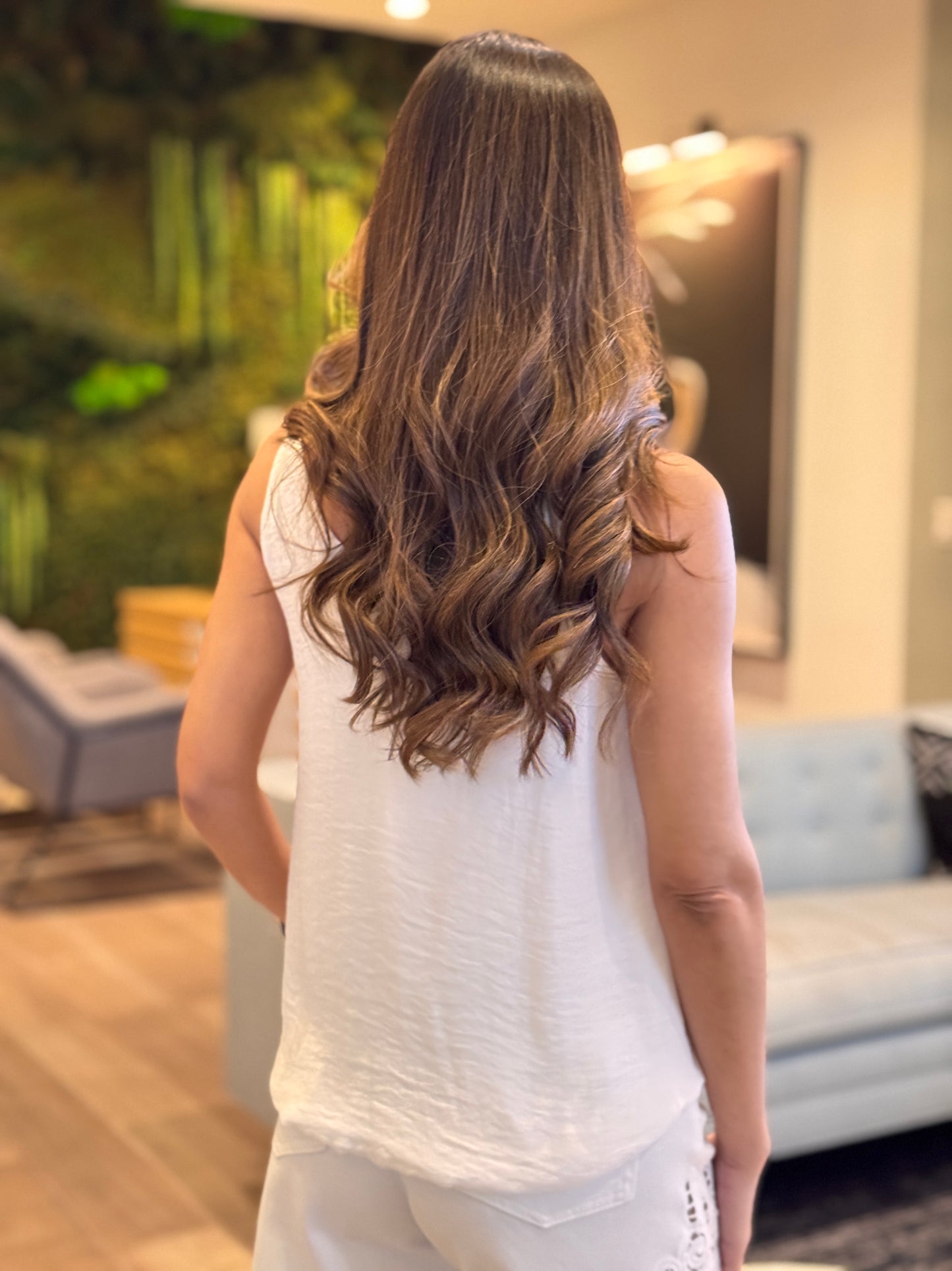 Naked White Twisted Satin Top