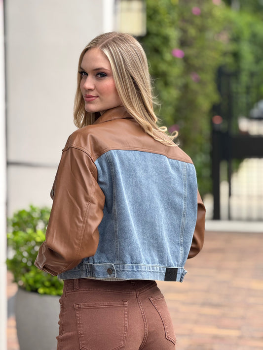 Hamptons Brown/Denim Jacket